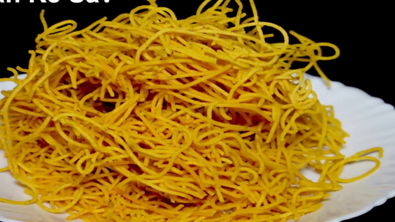Homemade Besan Ke Sev Recipe - Besan Ke Namkeen - How to make Besan Bhujia