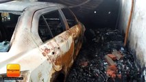मऊ: किराने के गोदाम में लगी भीषण आग, 25 लाख की क्षति