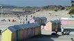 La plage de Berck sur mer dans le Pas de calais en Haut de France