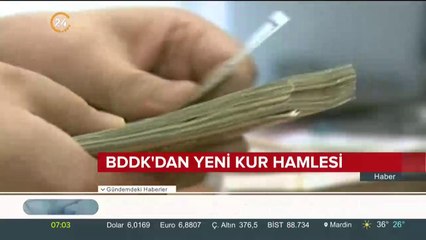 BDDK'dan yeni kur hamlesi