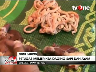 Download Video: Petugas Dinas Peternakan Brebes Razia Daging dan Telur di Sejumlah Pasar