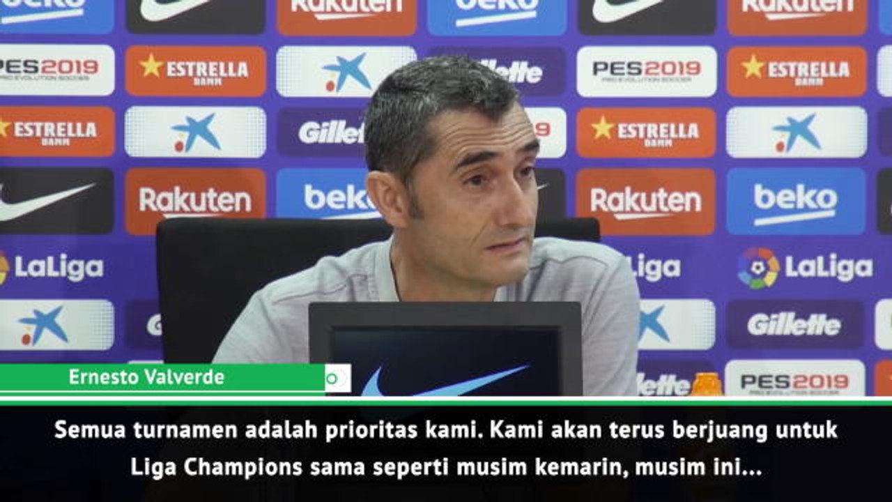 Kesuksesan di La Liga Akan Jadi Acuan Barca di Liga Champions - Valverde