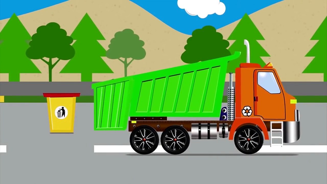 Cars & Trucks Cartoons for children - The Racing Car Race in the City Video for kids And Bruder Toys