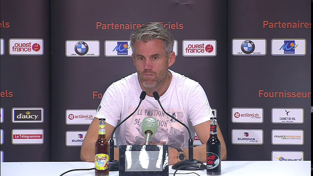 La réaction de Mickaël Landreau après FC Lorient - Valenciennes FC (3-1)