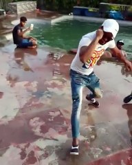 Great dancing with my brother