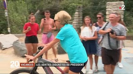 Les touristes et habitants de Bormes-les-Mimosas déçus de la discrétion d'Emmanuel Macron - Regardez