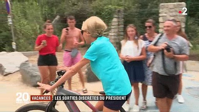 Les touristes et habitants de Bormes-les-Mimosas déçus de la discrétion d'Emmanuel Macron - Regardez