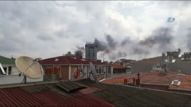 Avcılar'da Tekstil Atölyesinde Yangın