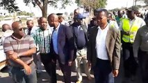 MINISTER FOR HOUSING & INFRASTRUCTURE DEVELOPMENT HON CHITOTELA INSPECTS CHINGOLA TOWNSHIP ROADS UNDER CONSTRUCTION We are streaming live from Chingola on the