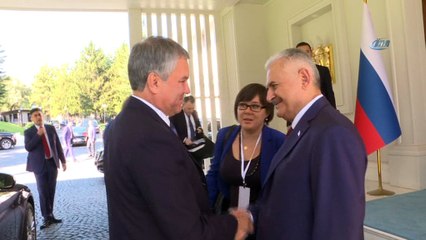 TBMM Başkanı Yıldırım, Volodin ile bir araya geldi