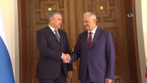 TBMM Başkanı Yıldırım, Volodin ile Bir Araya Geldi