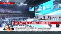 Başkan Erdoğan AK Parti 6. Olağan Kongresi'nde konuşuyor