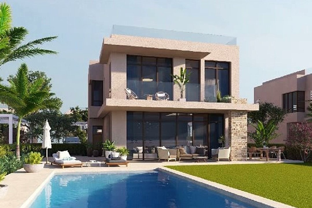 Twin House for Sale 197m   Roof 122m in Malaaz North Coast a b 179
