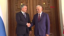 TBMM Başkanı Yıldırım, Rusya Federasyonu Devlet Duması Başkanı Vyaçeslav Volodin ile Görüştü