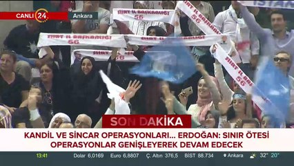 Başkan Erdoğan AK Parti 6. Olağan Büyük Kongresi'nde konuşuyor