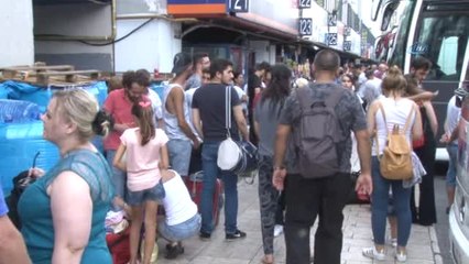 Otogarda Bayram Yoğunluğu Devam Ediyor