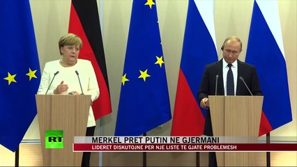 Angela Merkel pret sot Vladimir Putin në Gjermani - News, Lajme - Vizion Plus
