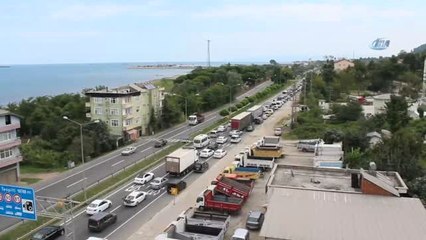 Ordu'da Selin Yıktığı Köprü Bayram Tatilinde Trafiğe Neden Oldu