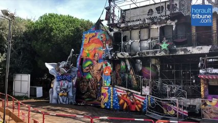 CAP D'AGDE - Incendie LUNA PARK