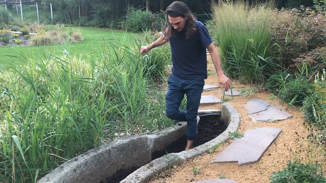 Au viaduc de la Souleuvre, parcours sensoriel des orteils