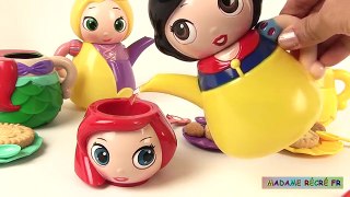 Princesses Disney Service à Thé Ariel Raiponce Blanche Neige Belle Q Tea Set
