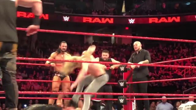 WWE Dark Match Dean Ambrose Seth Rollins, Braun Strowman and Finn Balor Match HD by wwe entertainment
