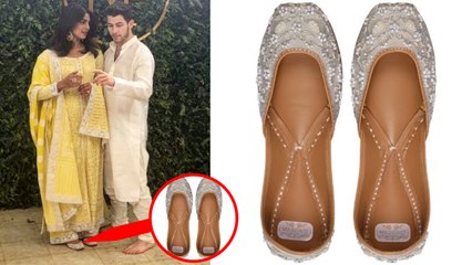 Priyanka Chopra & Nick Jonas Engagement: Priyanka’s Designer Juttis are just adorable! | FilmiBeat