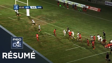 PRO D2 - Résumé Béziers-Angoulême: 25-21 - J1 - Saison 2018/2019