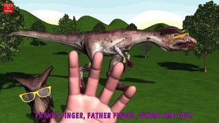 DINOSAURS DILOPHOSAURUS Finger Family | Nursery Rhymes for Children | 3D Animation