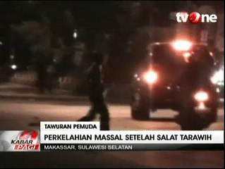 Usai Tarawih, Dua Kelompok Pemuda Terlibat Tawuran