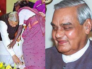 வாஜ்பாய் அவர்களுக்கு அஞ்சலி செலுத்தும் மதுரை சின்னப்பிள்ளை