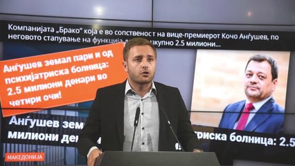 VMRO-ja akuzon Angjushevin për manipulim tenderësh