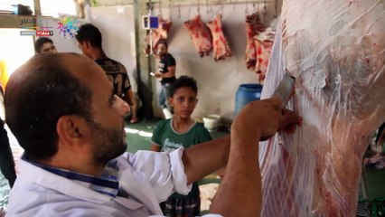 إقبال كثيف على مجزر المنيب والعمل يبدأ من الواحدة صباحا حتى انتهاء الأضاحى