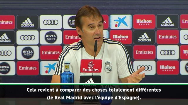 Real - Lopetegui : Difficile de comparer le Real avec la Roja