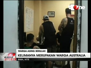 Bikin Onar dalam Pesawat, 5 Bule Diperiksa Polres Bima