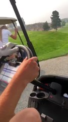 Golf Cart Drift Gone Wrong