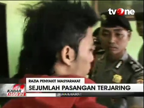 Sejumlah Pasangan Mesum Terjaring Razia di Banjar