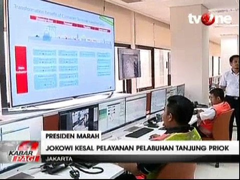 Jokowi Marah Lihat Lambatnya Pelayanan Tanjung Priok
