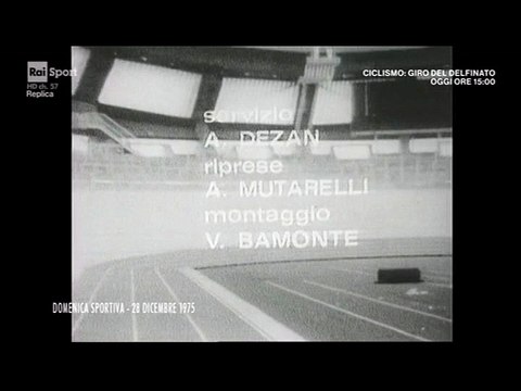 La Domenica Sportiva del 28 Dicembre 1975 - Seconda parte