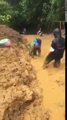 In Vietnam, Garbage is thrown directly down in the sea