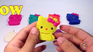 Play and Learn Colours with Play Doh Hello Kitty and Angry Birds Molds Fun Creative for Ki