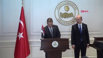 Bakan Soylu, Sırbistan İçişleri Bakanı Stefanovıc ile Bir Araya Geldi
