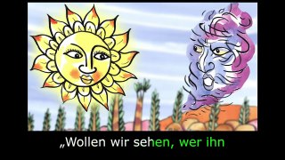Der Wind und die Sonne : Deutsch lernen mit Untertiteln Eine Geschichte für Kinder BookBox