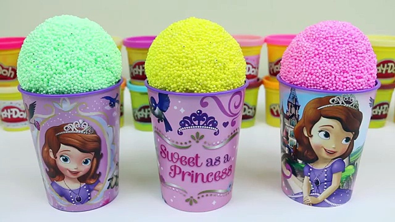 Play Foam Sofia the First Ice Cream Surprise Cups!