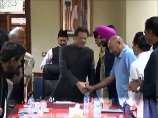 PM Imran Khan meets his former team mates and Sidhu