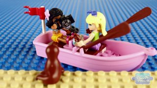 ♥ LEGO Friends HEARTLAKE LIGHTHOUSE Stop Motion Funny Build
