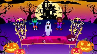 5 Little Monsters Jumping on The Bed | Halloween Songs | by Little Angel