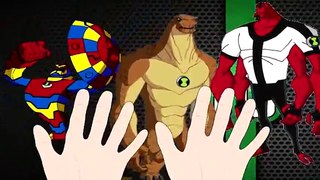 Ben 10 The Finger Family Daddy Finger Song