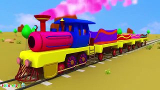 jcb for kids | choo choo train | Train Videos for Children | excavator videos for kids