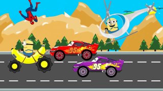 Cars Cartoon for Kids with Smile Cars Learn colors Surprise Eggs Race Videos for Children